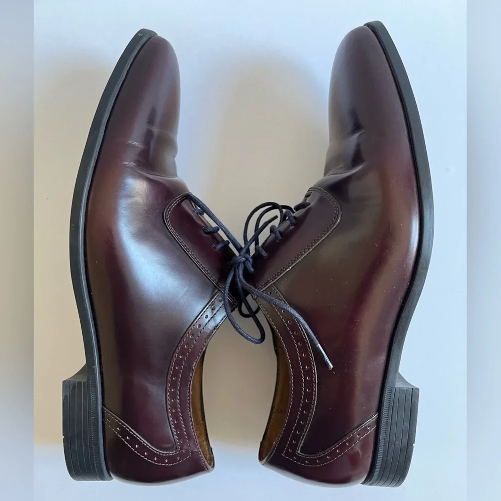 PS Paul Smith Oxford Shoes Brown Leather Lace Up Size 8